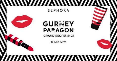 Sephora gift cards and egift cards can be used to pay for merchandise online at sephora.com and the sephora mobile app. Sephora Gurney Paragon Grand Reopening FREE RM50 Gift Voucher