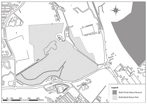 3 vacation rentals and hotels available now. Map showing the separation between Bukit Timah Nature ...