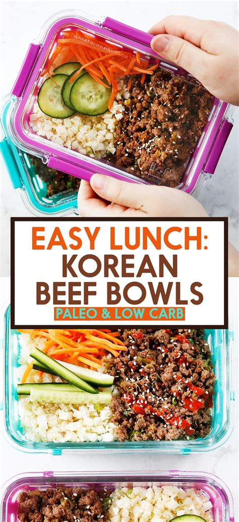 Touch device users, explore by touch or with swipe. Lexi's Clean Kitchen | Korean Ground Beef Bowls (Meal Prep!)