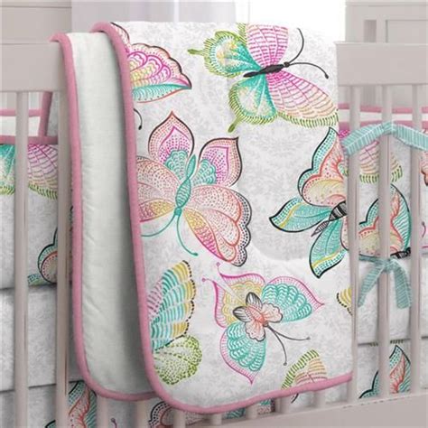 Shop albee baby for a huge selection of baby gear including strollers, car seats, carriers & more. Bright Damask Butterflies Crib Bedding (With images ...