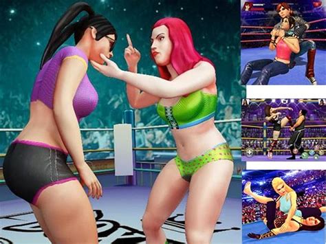 4 hot girls wrestle for the live audience! Women Wrestling Fight Revolution: Fighting Games - Play ...
