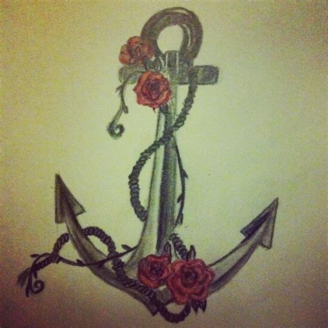 While the anchor has clearly represented aspects of the ocean for sailors, recently anchor tattoos. Anchor rose tattoo | Tattoo | Pinterest