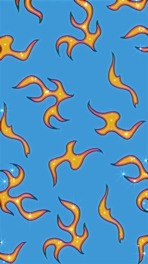 Only the best aesthetic wallpapers. Flames wallpaper in 2020 | Edgy wallpaper, Cute patterns ...