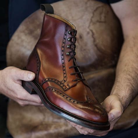 Crockett and jones skye iii boots chestnut burnished calf. Crockett & Jones in 2020 | Mens boots fashion, Boots men ...