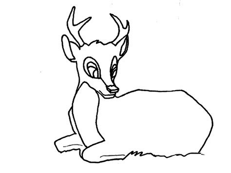 Kleurplaat van herten (klik op de afbeelding om deze te leuke kleurplaat van bambi het hertje. Herten Kleurplaat » Animaatjes.nl