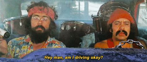 Cheech and i used to call ourselves musicians; marijuanaDUI-cheech-chong-driving - Pariente Law Firm, P.C.