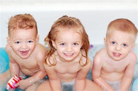 Let her use you for a pacifier and nurse for comfort. The Wright Family Pics: Bathtime with cousins