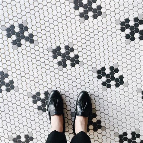 Unsurprisingly, i'm leaning towards a black and white design, but i've seen some beautiful examples of patterns with plenty of color as well. 90 best images about Hexagon Tiles on Pinterest | Ceramics ...