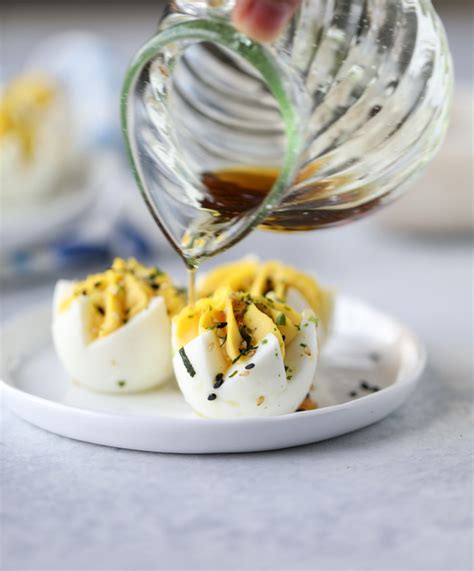 Tablespoon to teaspoons 6.0 = 18 7.0 = 21 8.0 = 24 9.0 = 27 10 = 30. Toasted Sesame Sriracha Deviled Eggs. - How Sweet Eats