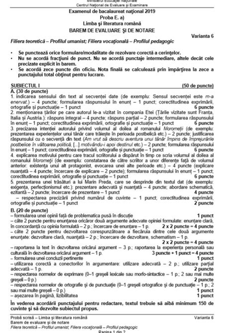 Notele la bac pe județe și în bucureșt, afișate pe bacalaureat.edu.ro. Bac Sesiunea Toamna 2019 - 10