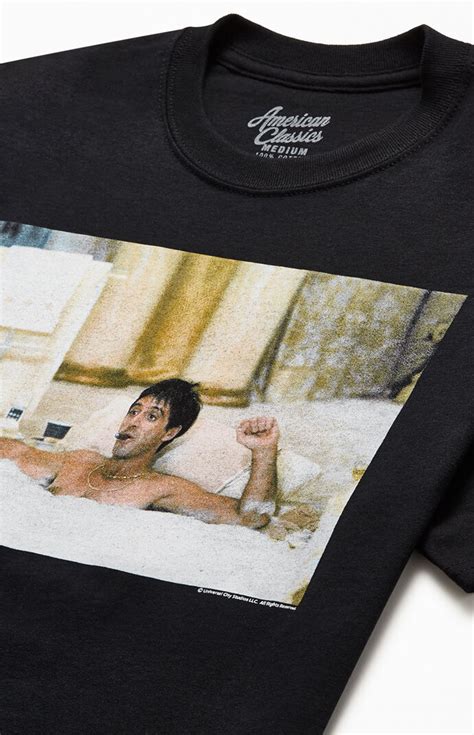 Product title scarface smoking cigar mens big and tall shirt. Scarface Bathtub T-Shirt | PacSun