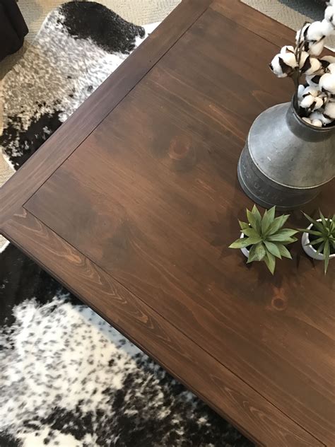 This minimalist diy build is a fusion of classic and. Pine table top stained using Miss Mustard Seed's Curio ...