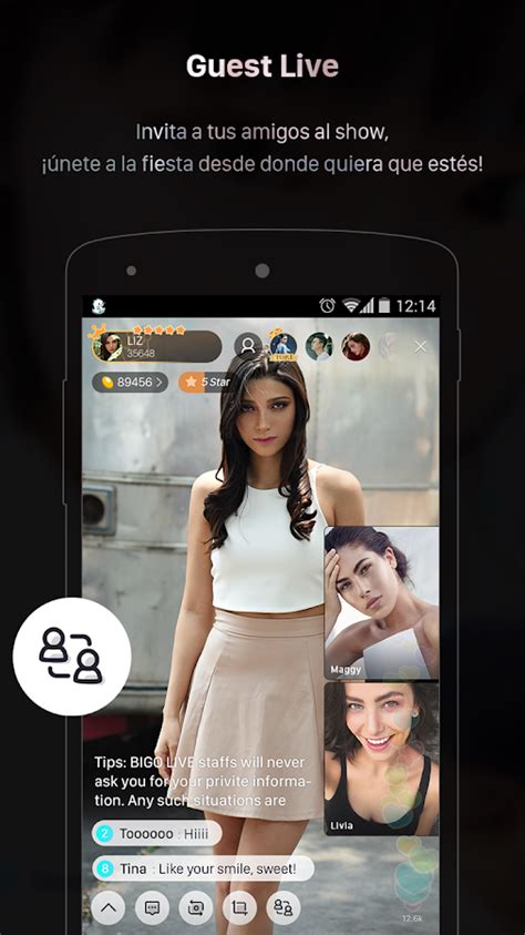 This app offers a great interface from which one can directly access with any user online all around the world by simply clicking on their profile picture in the app. BIGO LIVE Transmisión en vivo - Aplicaciones de Android en ...