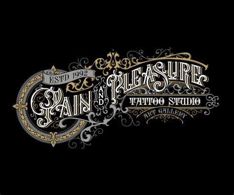 Pain and pleasure tattoo is a prominent provider of tattoo design, consulting, piercing, and graphic. Pain And Pleasure Tattoo logo design on Behance