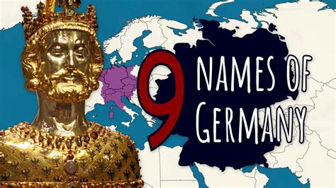 German and english are both from the germanic languages. Why Germany has SO MANY names?! - YouTube