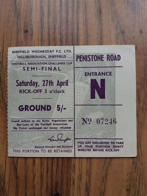 Leicester kicked off the emirates fa cup final, but it was chelsea, wearing our new home kit for the first time, showed the early signs of urgency, as timo werner got free down the right twice inside the opening 90 seconds. 1963 FA Cup Semi Final Ticket - Leicester City vs ...