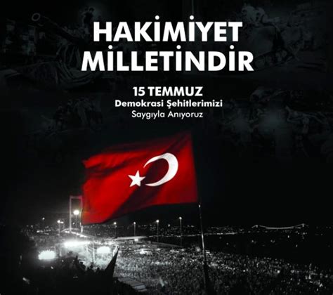 15 temmuz 2016 yılında yaşanan darbe girişiminin yıldönümünde yayımlanan mesajlarda, demokrasi vurgu yapıldı. 15 Temmuz sözleri 2019: Resimli 15 Temmuz şehitleri anma ...