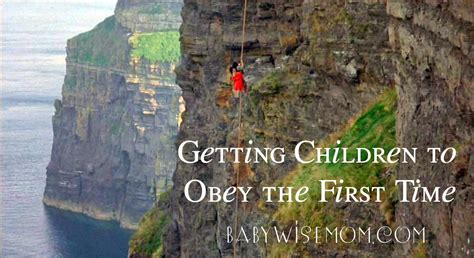 Getting Children to Obey the First Time - Chronicles of a ...