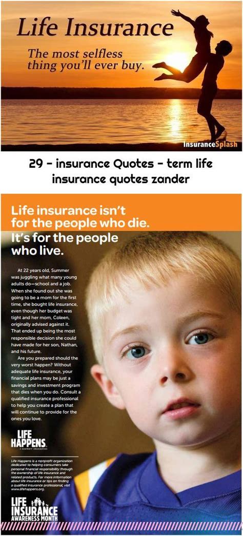 I went to zander insurance and they shopped, oh, a hundred different companies. 29 - insurance Quotes - term life insurance quotes zander | Term life insurance quotes, Life ...