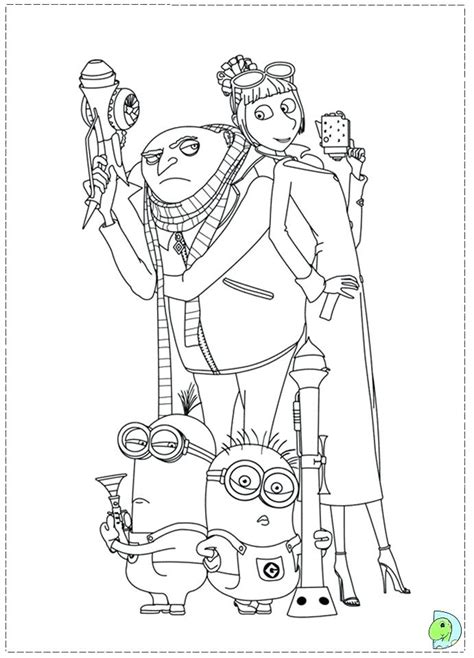 A good example of animation for children … but also for their parents ! Gru Coloring Pages at GetColorings.com | Free printable ...