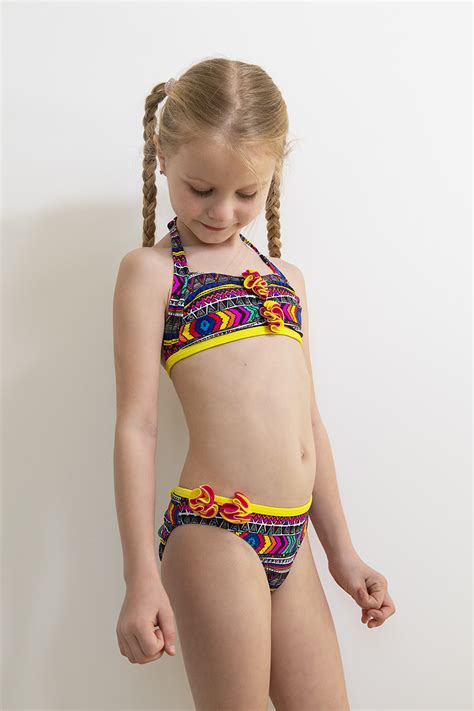 Les avantages du maillot de bain bandeau. Maillot de bain fillette 2 pièces bandeau Mulan
