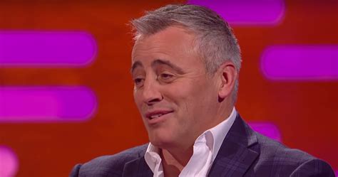 There was too much on his plate. Friends: Matt LeBlanc Tells Gross David Schwimmer Food Story