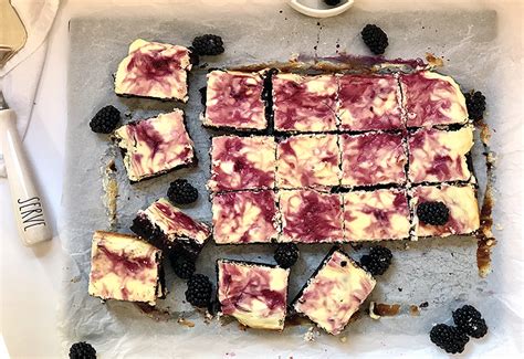 Pass the mixture through a strainer and set aside to cool. Blackberry Cheesecake Brownies | Heinen's Grocery Store