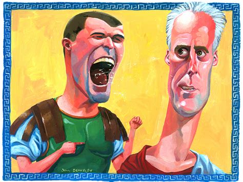 He is an actor, known for хулиганьё (2018), football world cup (1954) and uefa champions league (1994). Roy keane & Mick mcCarthy | Caricature, Character, Roy keane