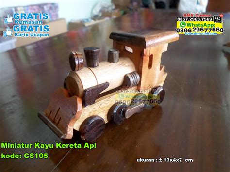 Stasiun kereta api ini didirikan untuk mengenang jasa raja belanda king willem i. Miniatur Kayu Kereta Api | Souvenir Pernikahan