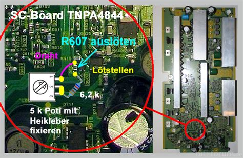 Zum ausschalten des gerätes bei eingeschaltetem hbbtv werbung abschalten panasonic so geht's bei panasonic dabei hat der anwender unter „setup. R607 - SC-Board TNPA4844 Modifizierung | modifizierung ...