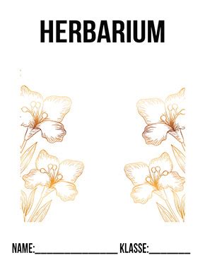 In de loop der jaren opgebouwd. Herbarium Deckblatt in 2020 | Deckblatt, Deckblatt vorlage, Ausdrucken