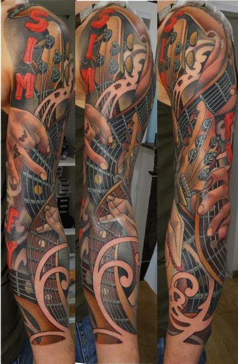 Maybe you would like to learn more about one of these? Image result for bass guitar tattoo | Music tattoo sleeves ...