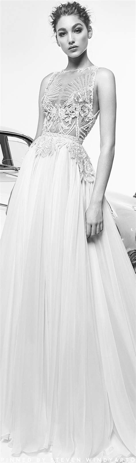 Are simple white gowns, but they have evolved in ways unimaginable over the centuries. Zuhair Murad Bridal Spring 2019 Fashion Show | Black white ...