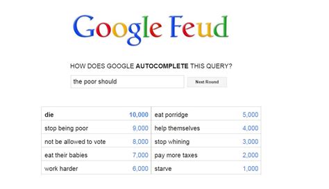 It's called google feud, and it's pretty much exactly what it sounds like. playing google feud when... | Rebrn.com