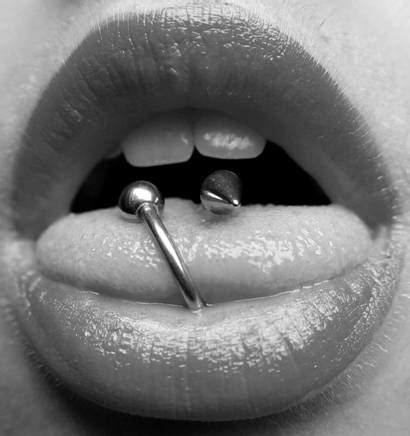 Apr 09, 2009 · the piercing itself on a tongue is the least painful piercing i have ever gotten but the healing of this piercing was the most painful. Tongue piercing: Types, Positions, Jewelry & Aftercare