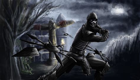 Mortal kombat 3/umk3/mortal kombat trilogy. Wallpaper : Mortal Kombat, Noob Saibot, mask, shot, ART ...