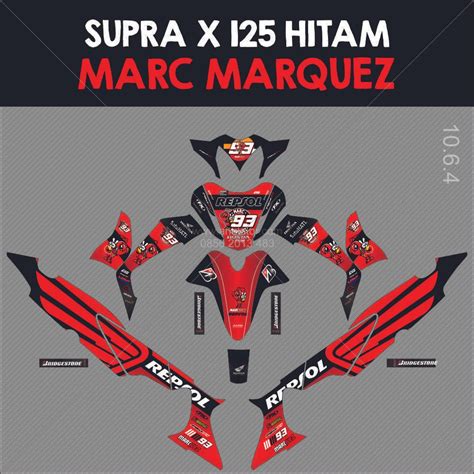 Beli body supra x 125 online berkualitas dengan harga murah terbaru 2021 di tokopedia! Jual Sticker striping motor stiker Honda Supra x 125 HITAM ...