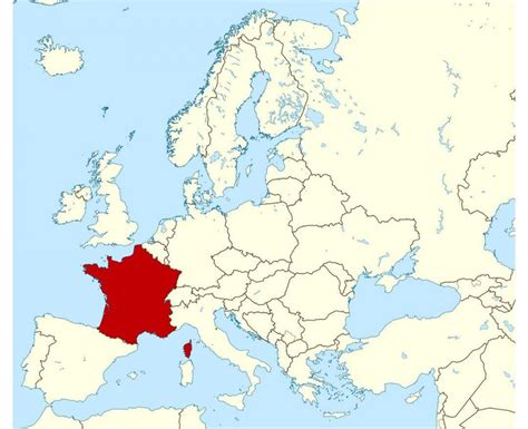 fʁɑ̃s ( lyssna)), formellt republiken frankrike (franska: Kart over Frankrike og europa - Frankrike og europa-kart ...