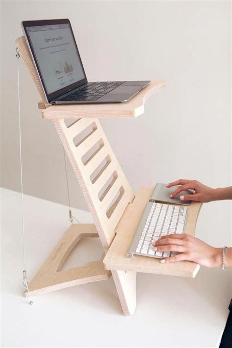 Time to make the workstation a little more comfortable thanks to a healthy change from today's diy woodworking project. Product ID:6389627010 | Diy standing desk, Standing desk ...