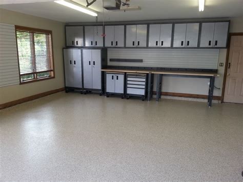 Buy only the cabinets, drawers, racks and tables you want. Gladiator Garageworks cabinets and garage floor coating in ...