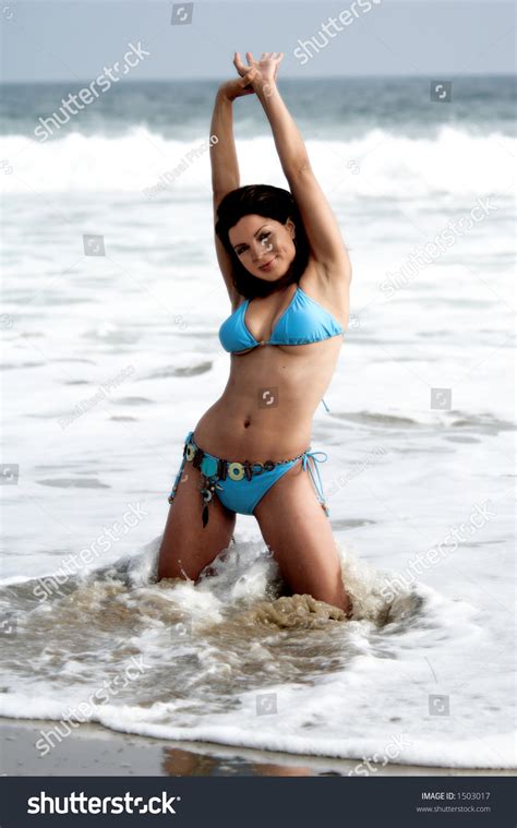 Desi bhabhi enjoy with boyfriend. Beautiful Latina Woman On Beach Blue Stock Photo 1503017 ...