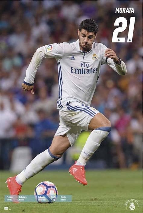 Cuenta oficial del real madrid c.f. 朗 Real Madrid 2016/2017 - Álvaro Morata Póster, Lámina ...