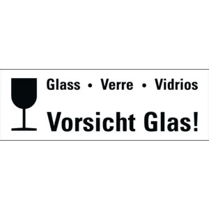 Glas trösch holding ag, beratung, bützberg © copyright 2012 by glas trösch ag, bützberg grafische bearbeitung: Etikett Vorsicht Glas!, 4-sprachig, Haftpapier, 170x60mm ...