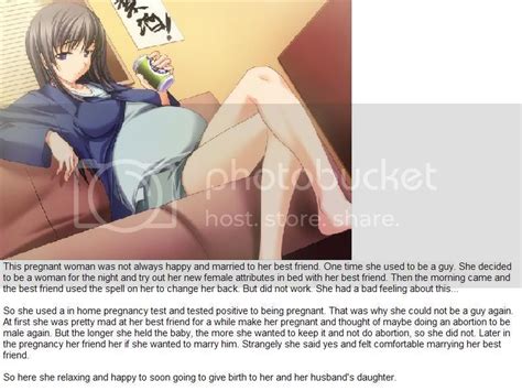 Tg captions is on facebook. Pregnant and Married Anime TG Caption Image