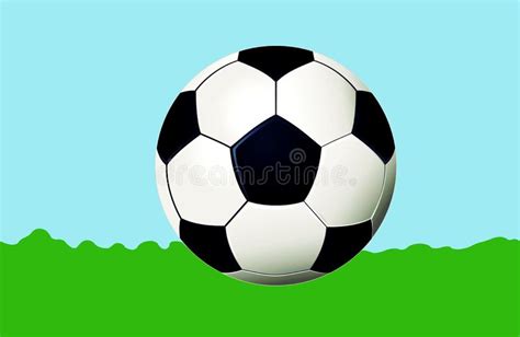 Detaillierte infos finden sie in der anleitung „fototapete. Fußball-Tapete. Ball Auf Gras Stock Abbildung ...