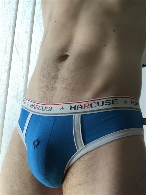 Whether it's with a hastily placed folder, zipping up your coat in record time or a bit or surreptitious 'rearranging', in polite society you need to cover it up, stat! Review Marcuse United Brief | Underwear News Briefs