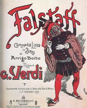 The libretto was adapted by arrigo boito from shakespeare's the merry wives of windsor and scenes from henry iv, parts 1 and 2. Falstaff