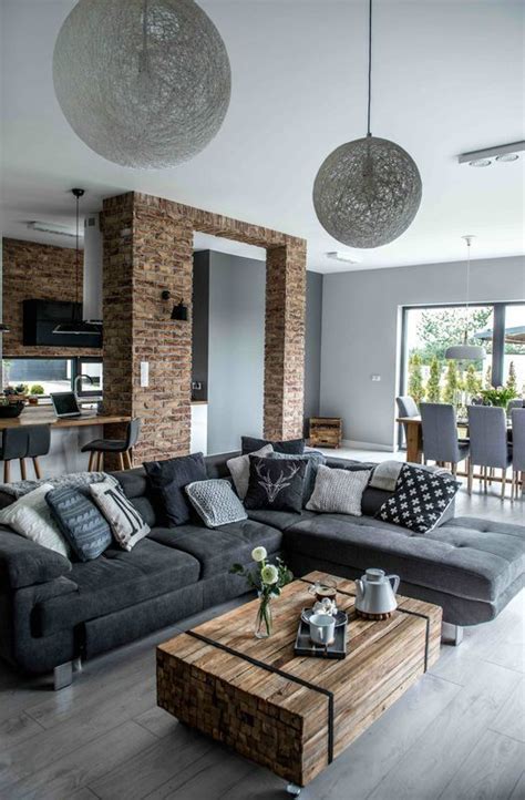 Choose a base color that is not too dark; 16 Outstanding Grey Living Room Designs That Everyone ...