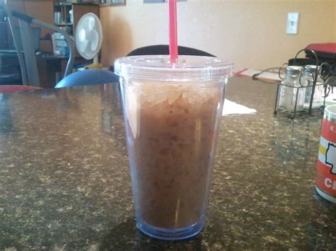 The pioneer woman impresses once again! My iced coffee, thanks to the pioneer woman!!! Pure heaven ...