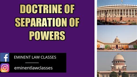 The separation of powers, often imprecisely used interchangeably with the trias politica principle, is a model for the governance of a state. Doctrine of separation of powers | Montesquieu ...